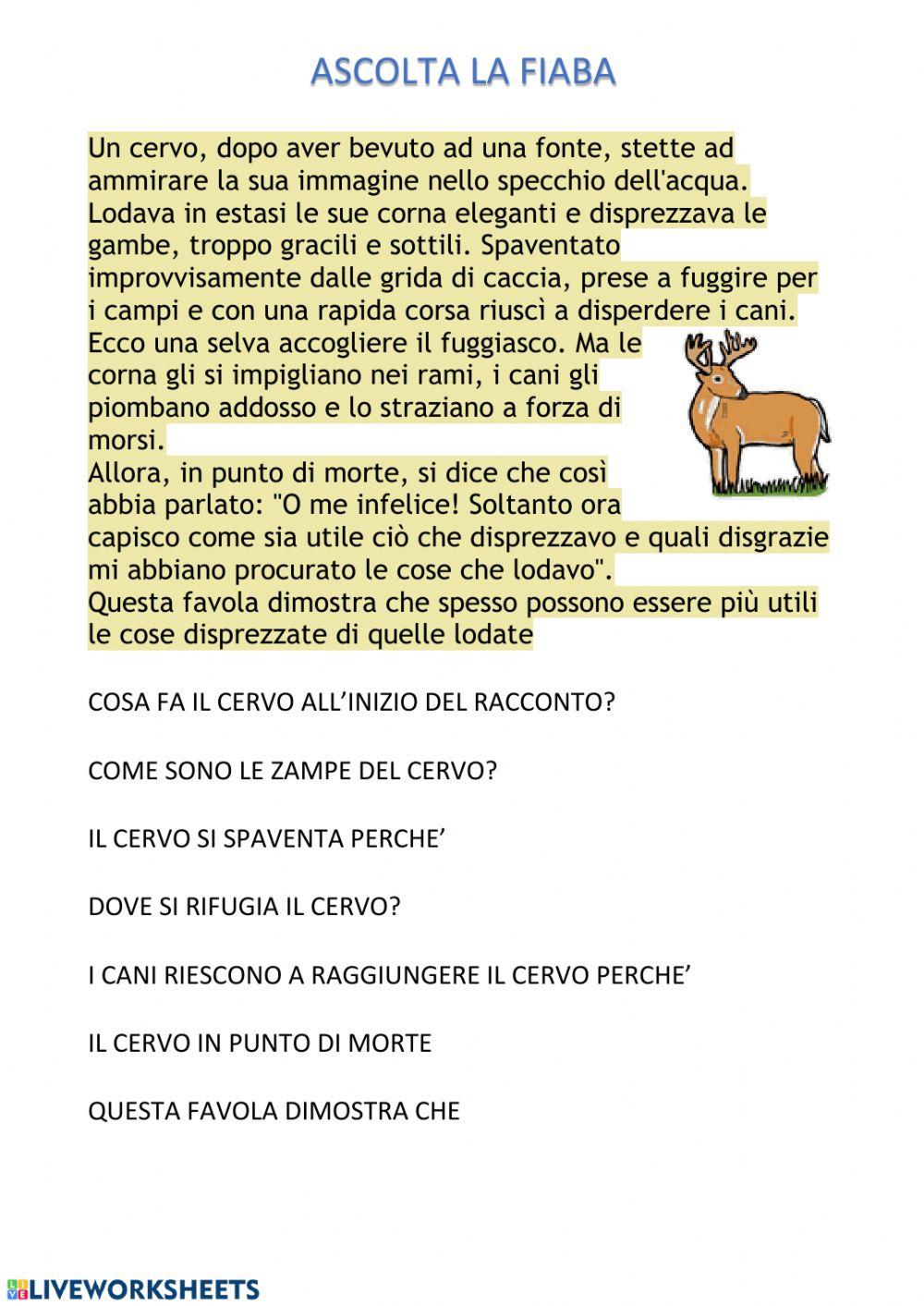 Un cervo Un cervo