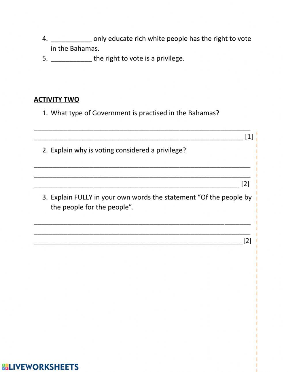 Government In the Bahamas