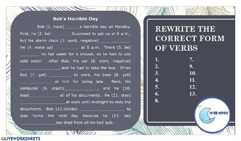 Grade 6 - grammar - unit 10