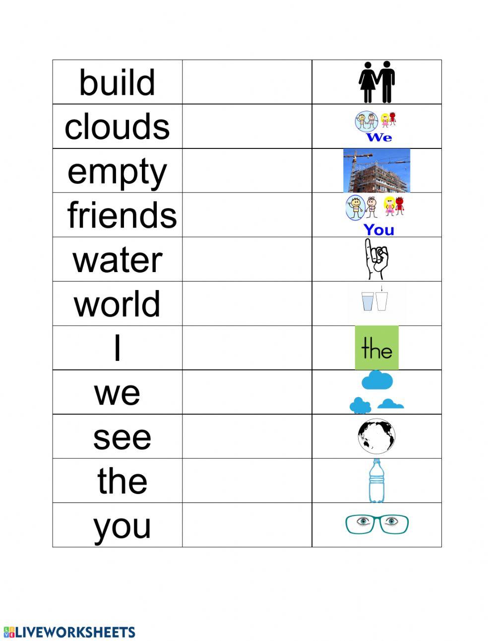 Build a World Vocabulary