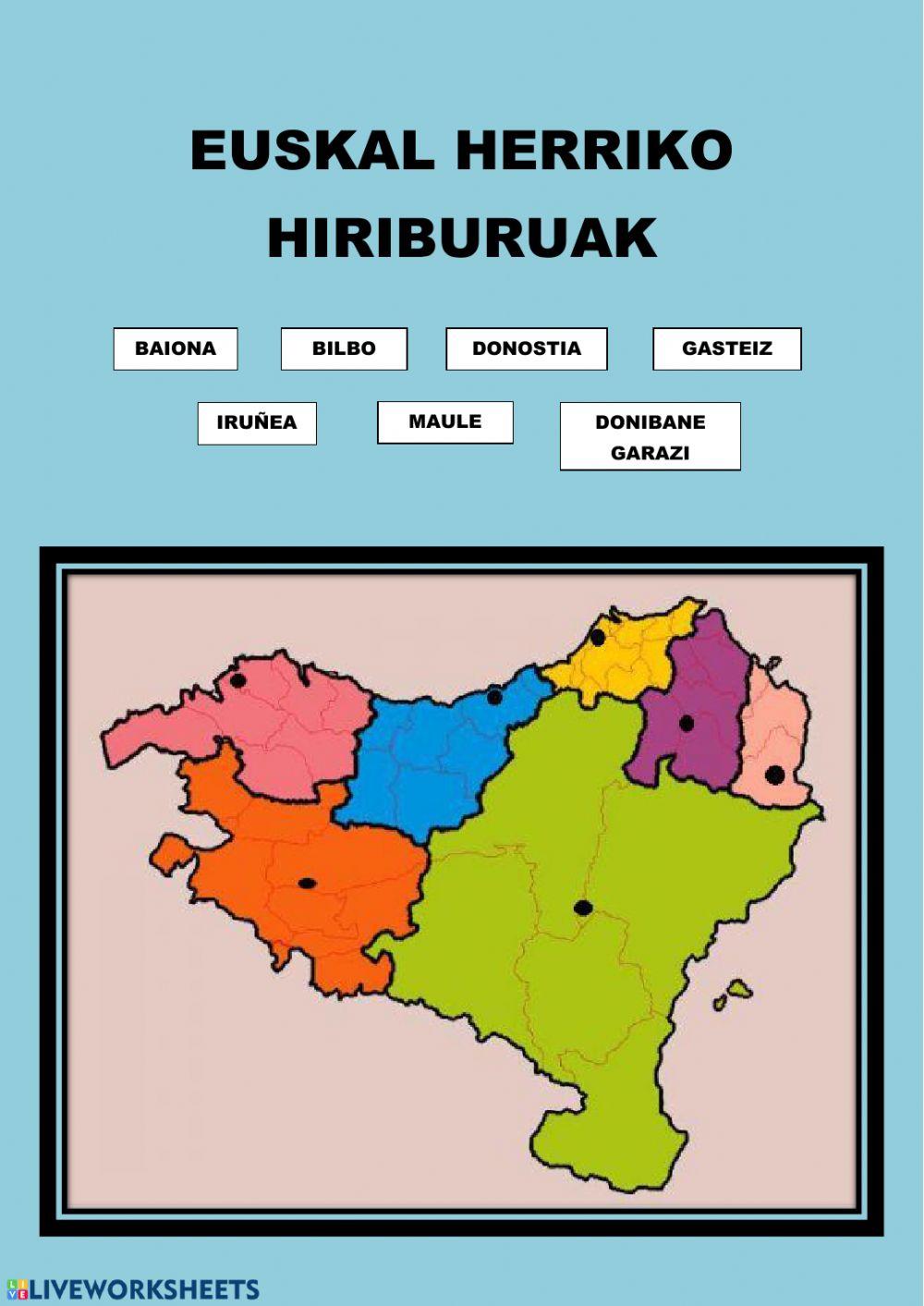 Euskal Herriko hiriburuak