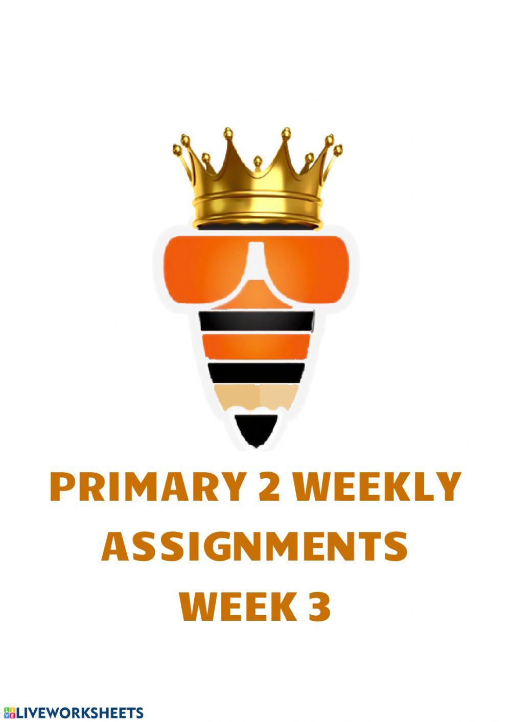 P 2 online revision (Week 3 )