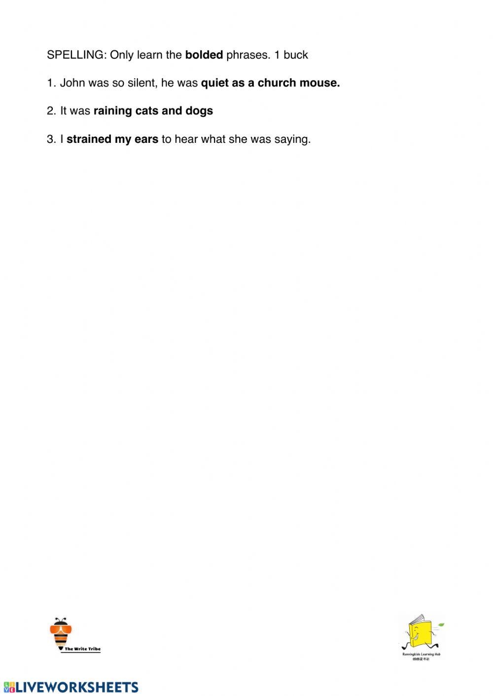 P 1 online revision (Week 3 )