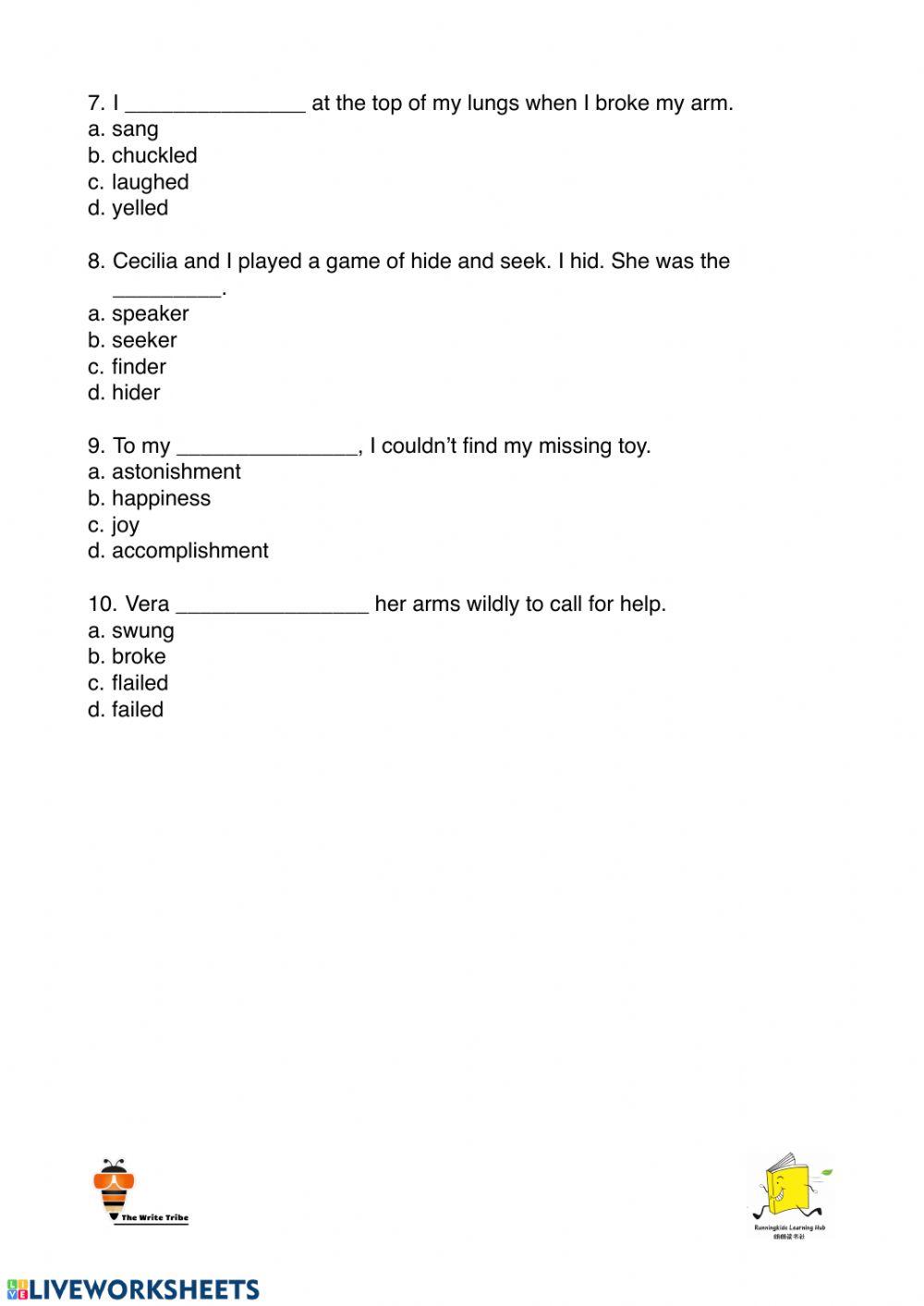 P 1 online revision (Week 4 )