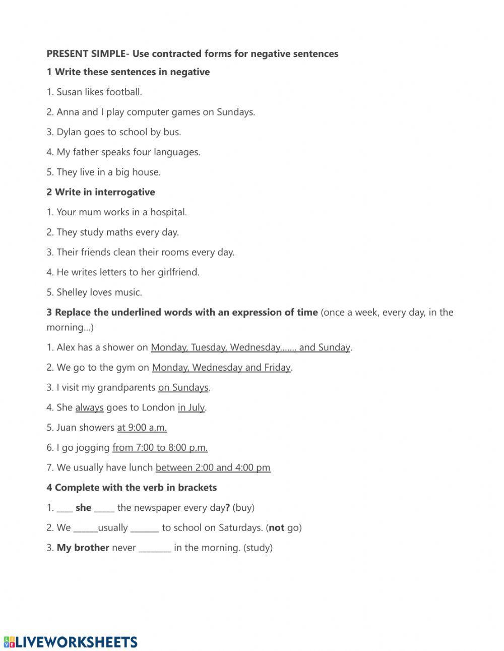 Simple Present (basic)