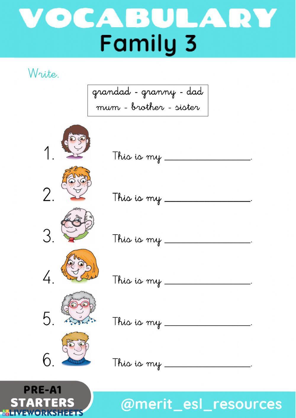 Family - Write