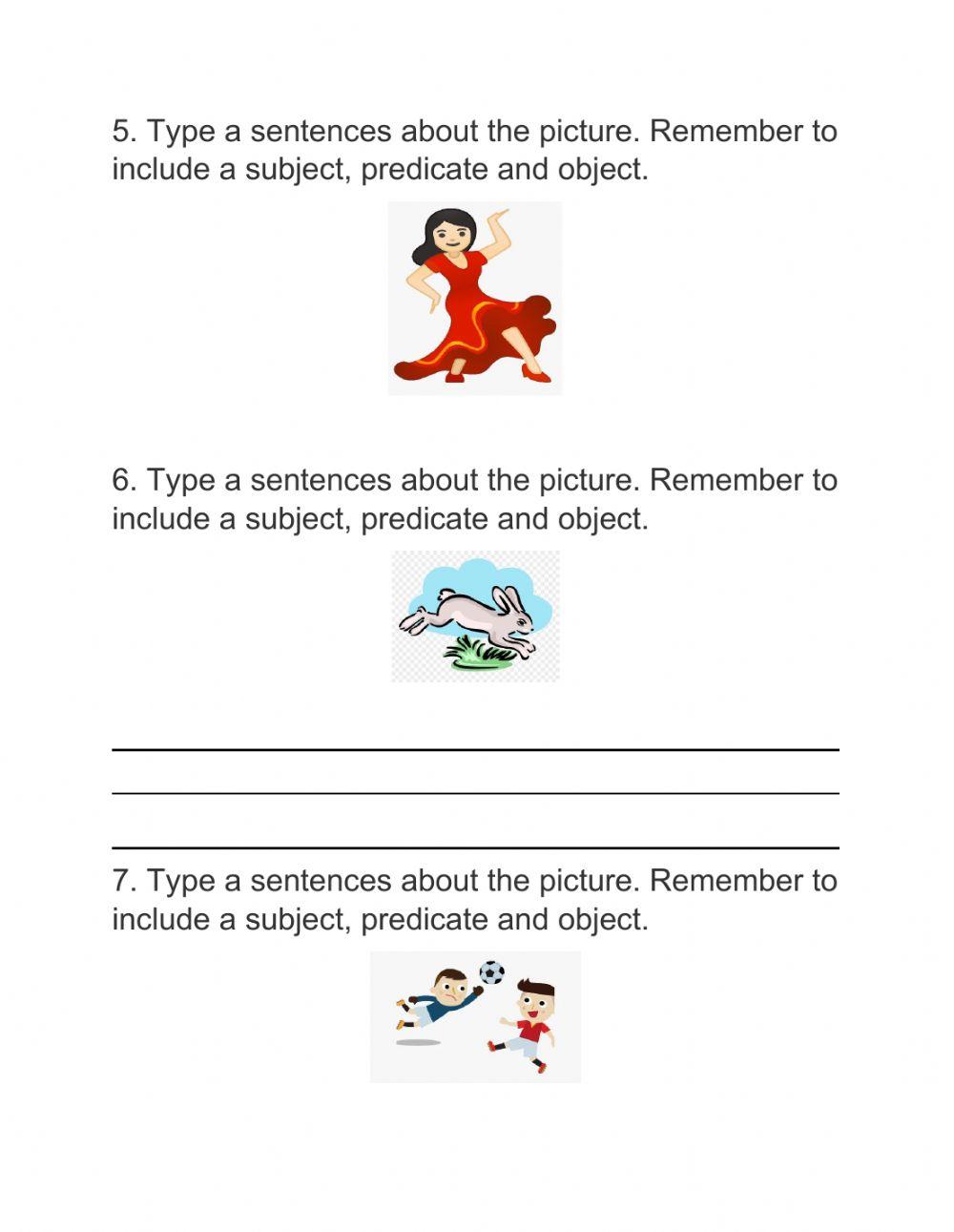 Constructing subject and predicate