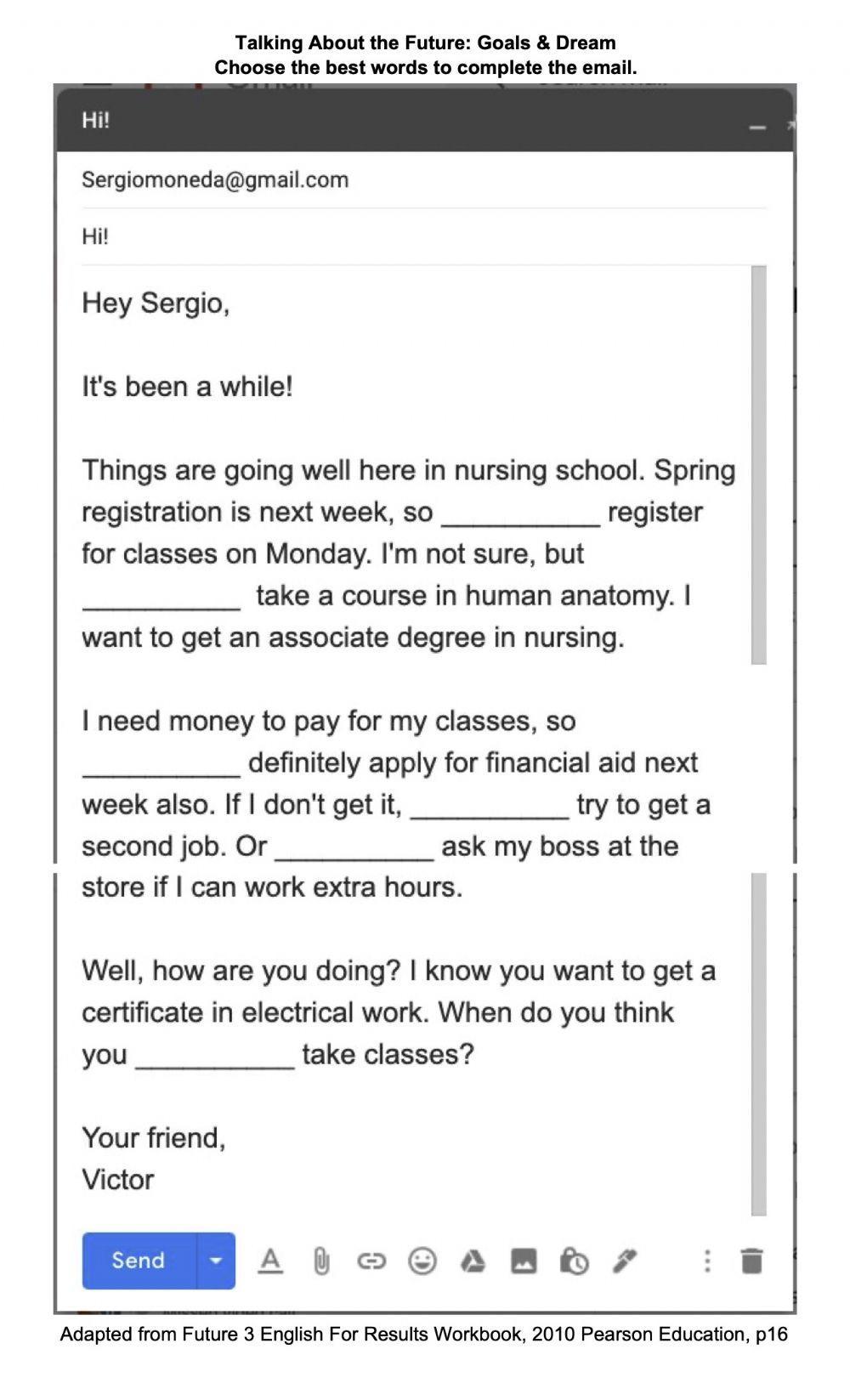 Talking About the Future: will, won't, might