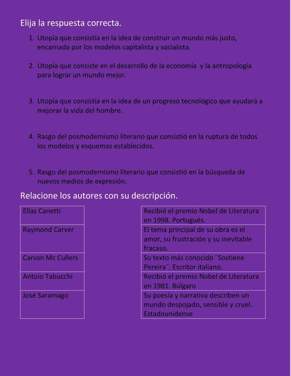 Literatura contemporánea 