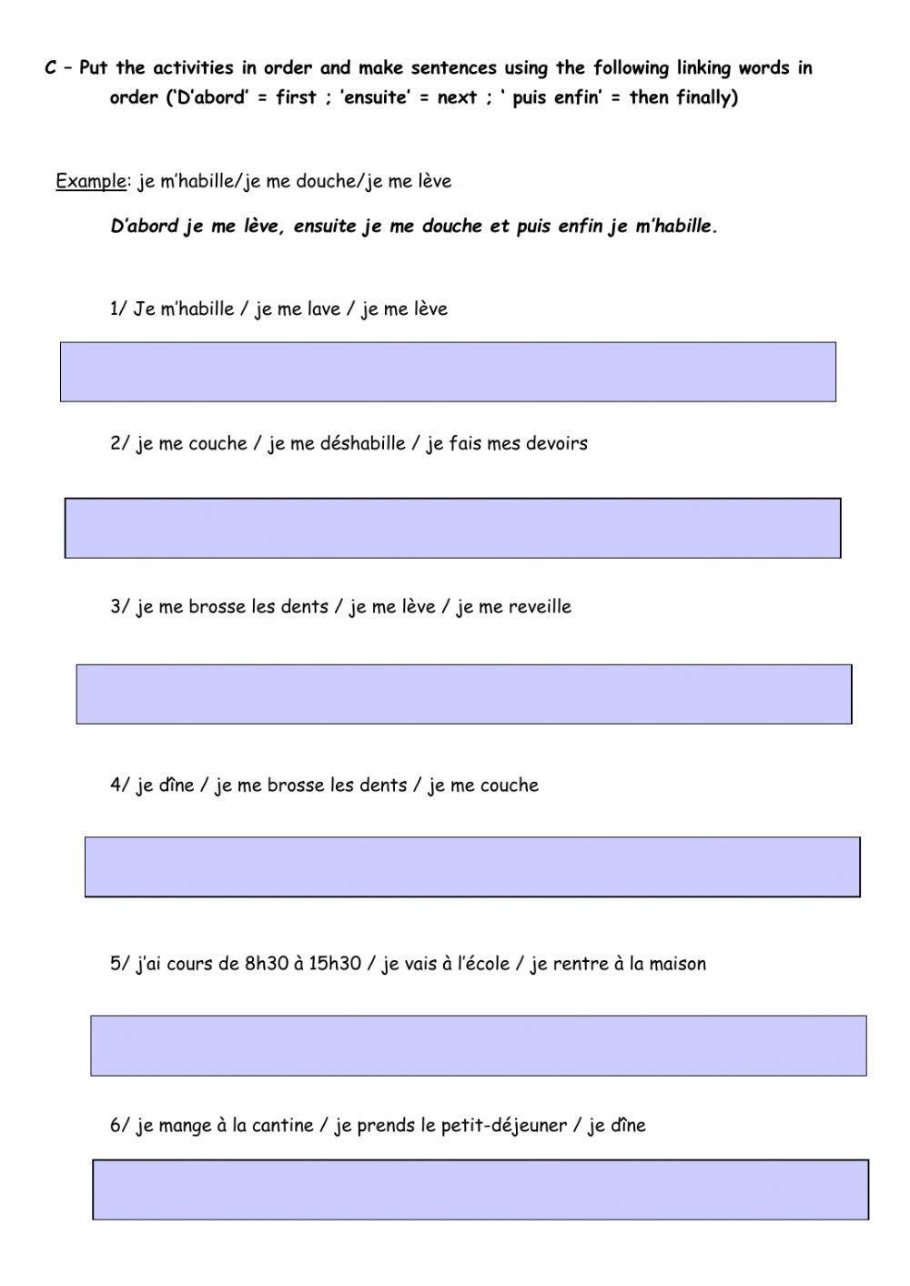 La routine et les verbes pronominaux