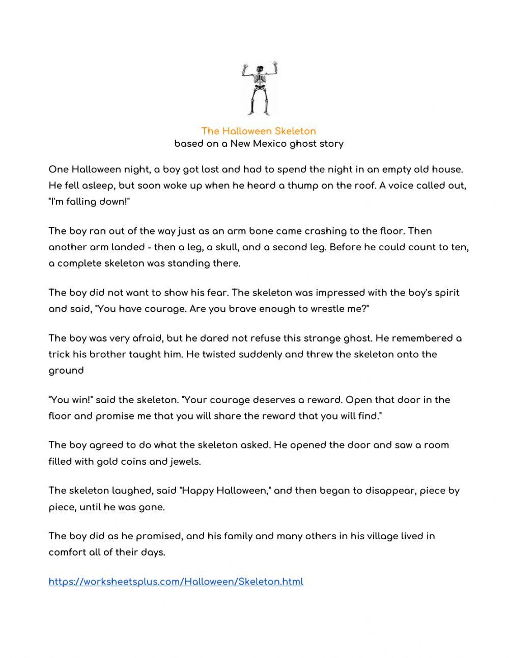 The Halloween Skeleton