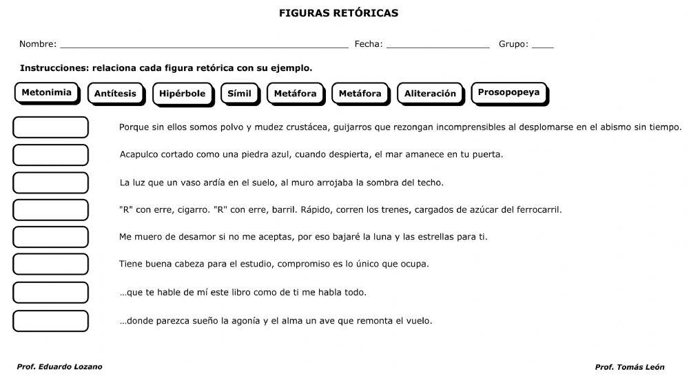 Figuras retóricas
