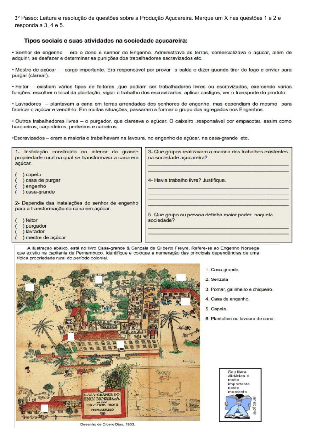 Recuperação História 7 ano