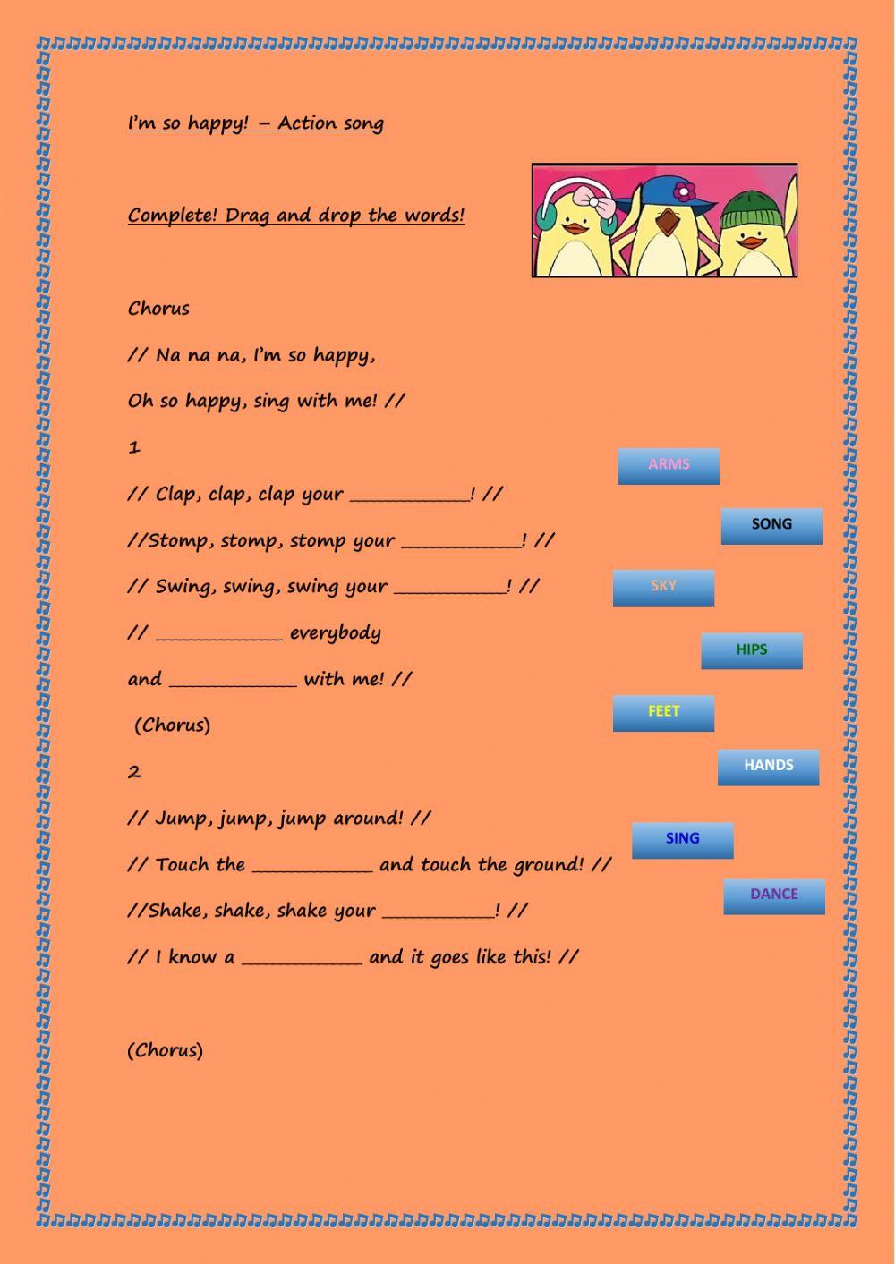 I'm so happy - Action Song