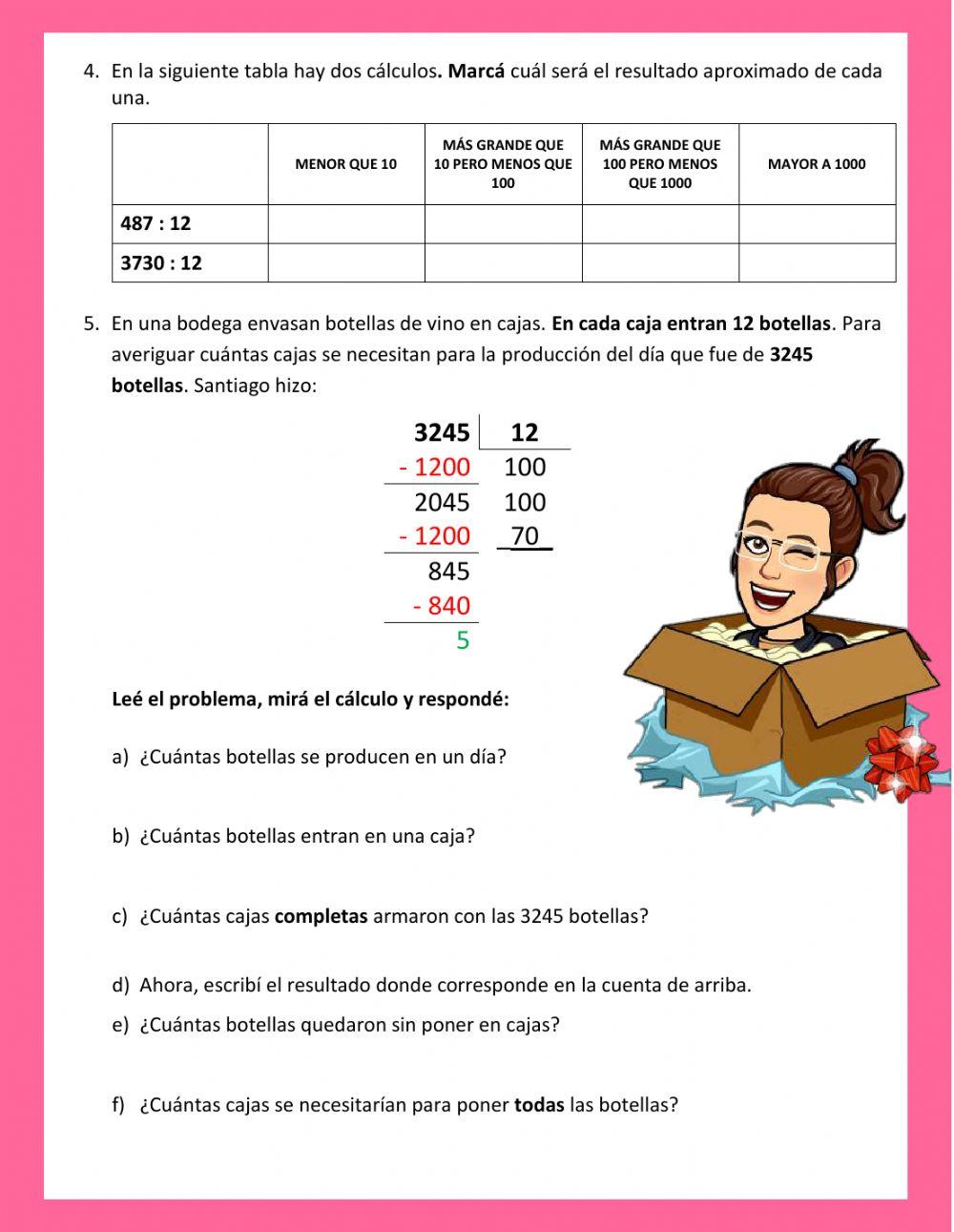 Cuentas con números grandes - Parte II