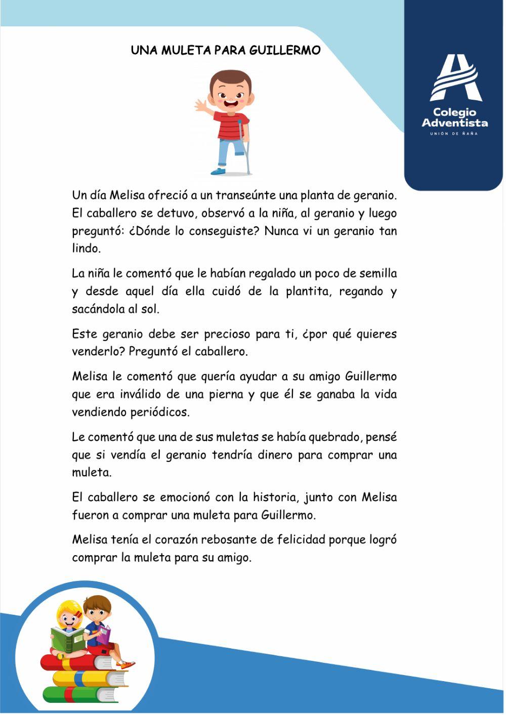 Comprensión de lectura