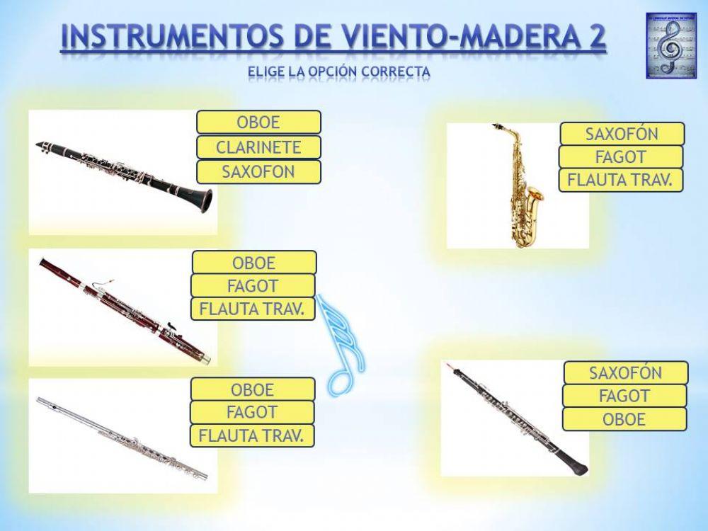 Instrumentos de madera