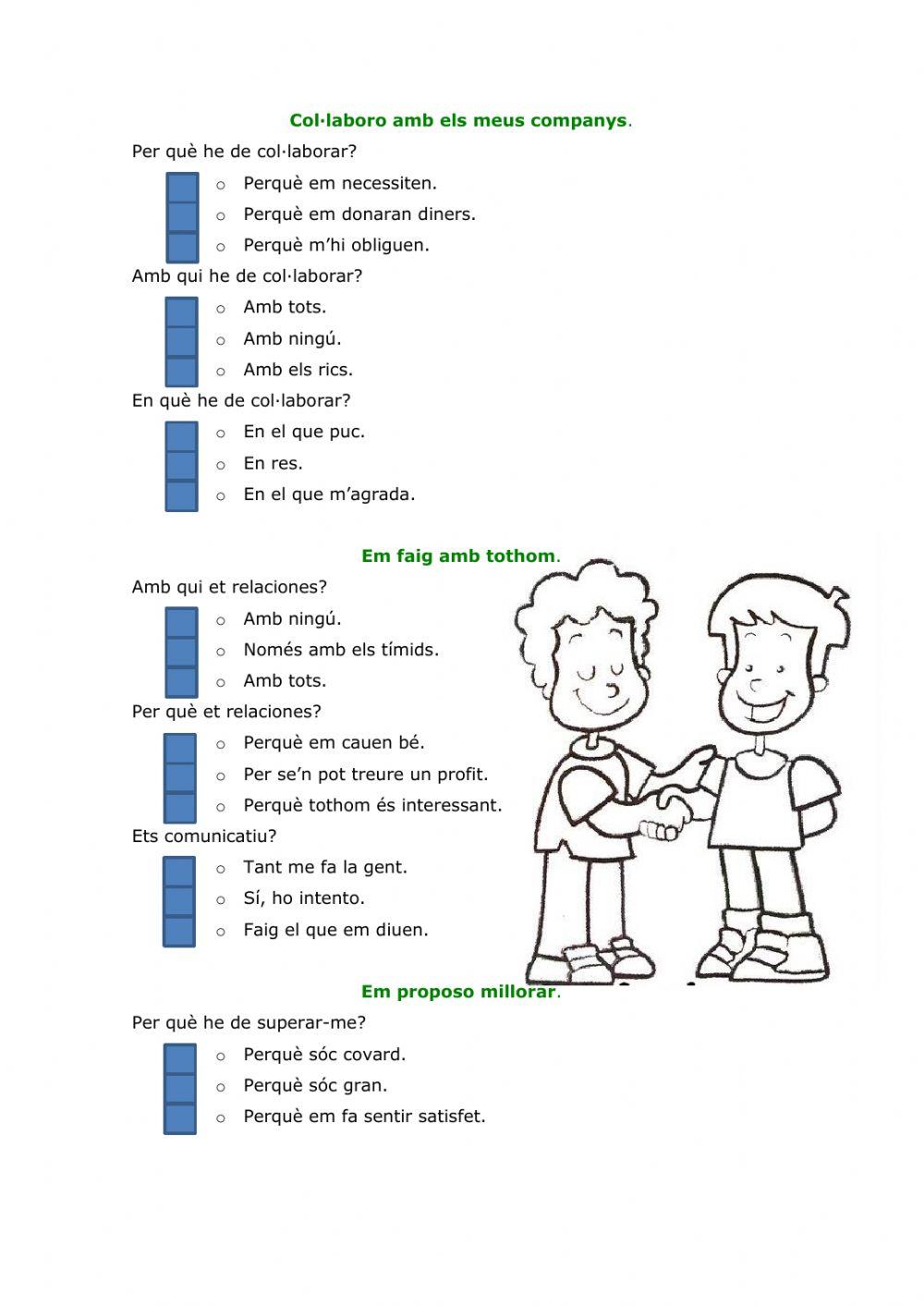 Que saps sobre...Fitxa d'habits VI Cicle Mitja-4t