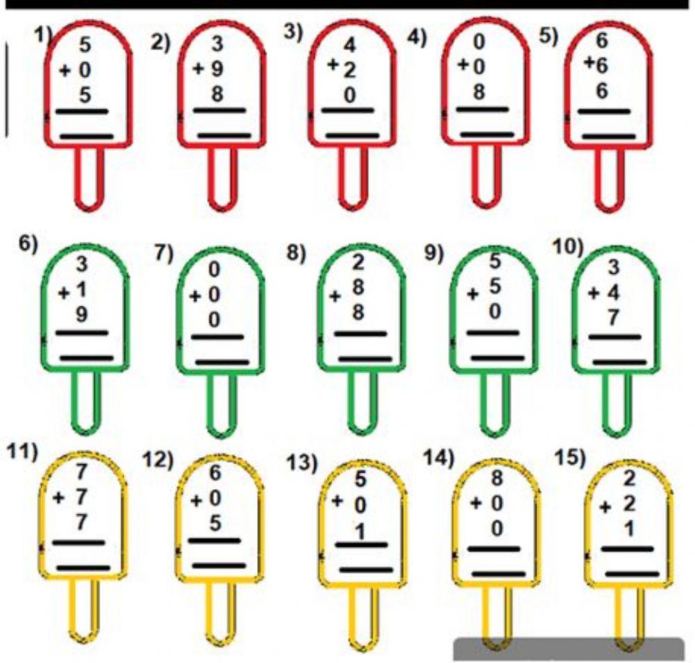 3 addend addition worksheet Live Worksheets