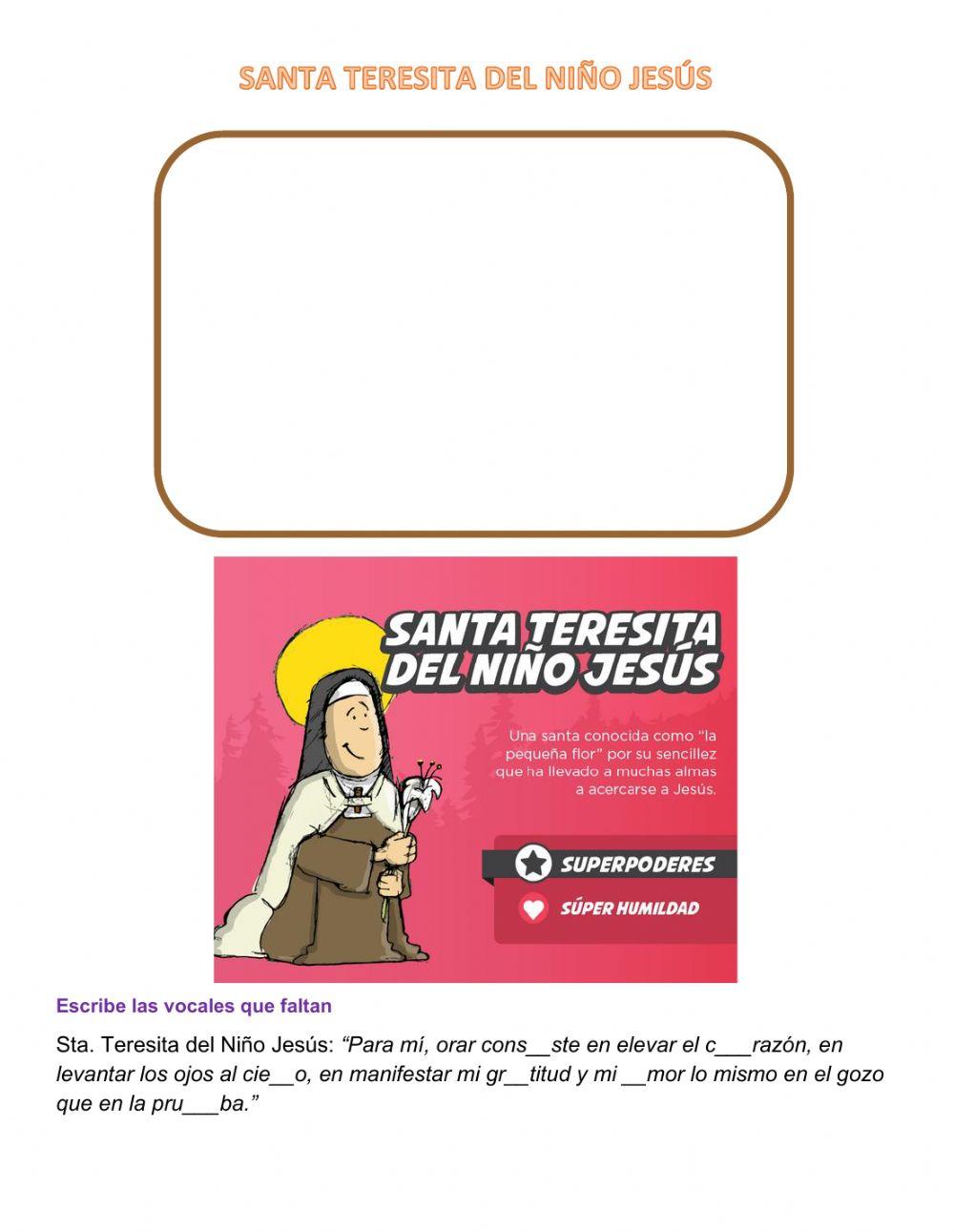 Santa Teresita del Niño Jesús Santa Teresita del Niño Jesús