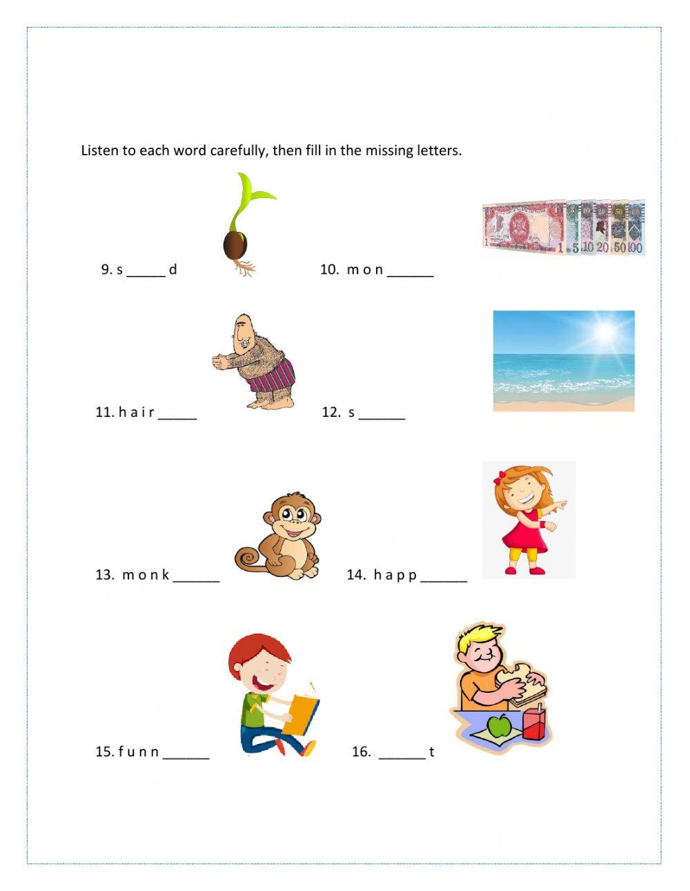 Weekly Test Spelling 2