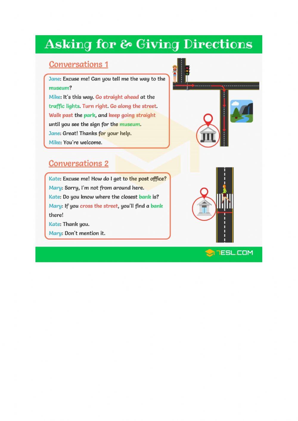 6094950 conversation asking g ving directions berrin