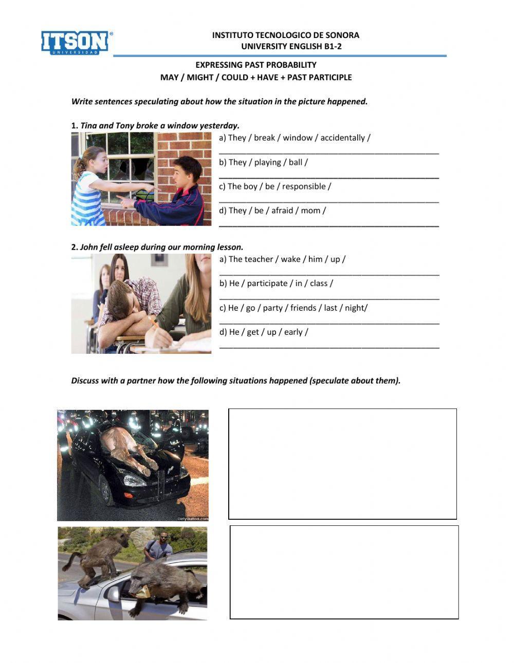 Speculating about the past