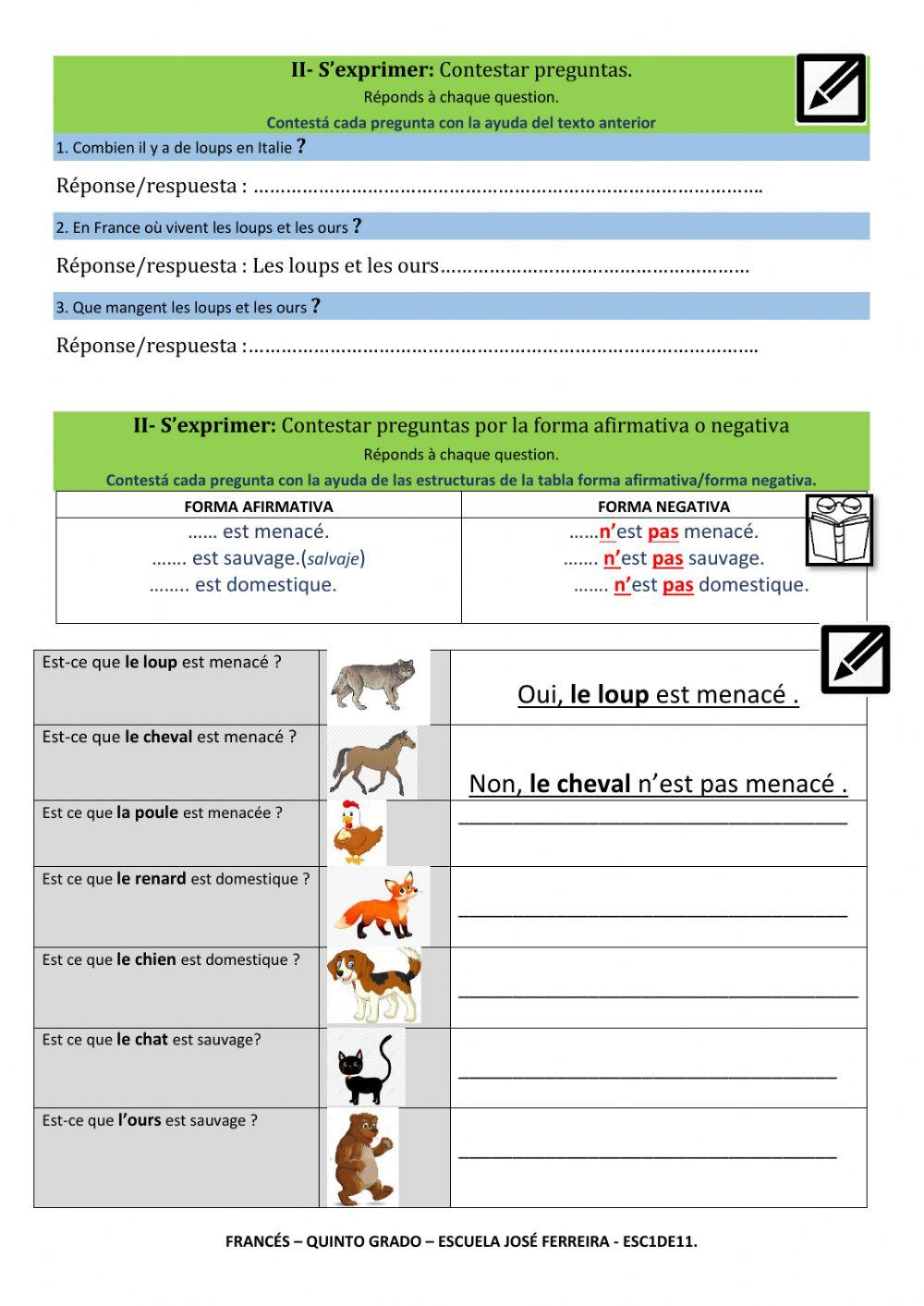 Compréhension orale- écrite
