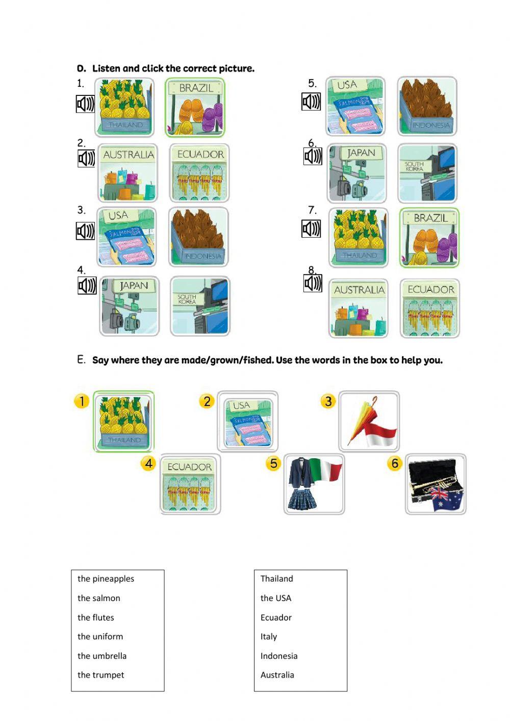 P5 Listening and speaking Review 1