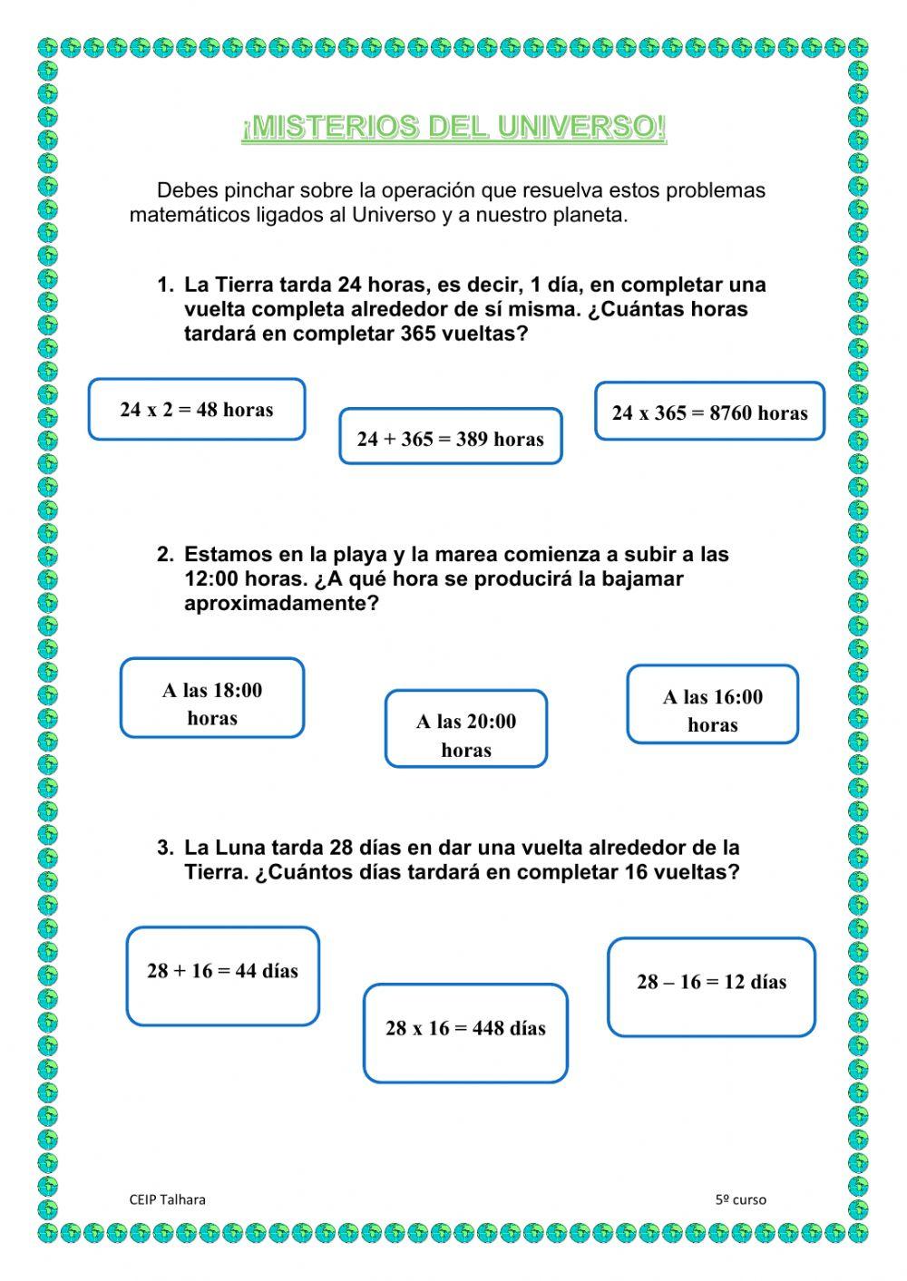 Misterios del universo