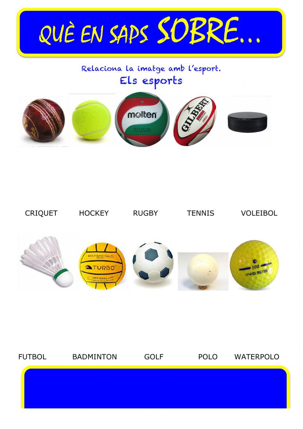 Que saps sobre...Esports Relaciona