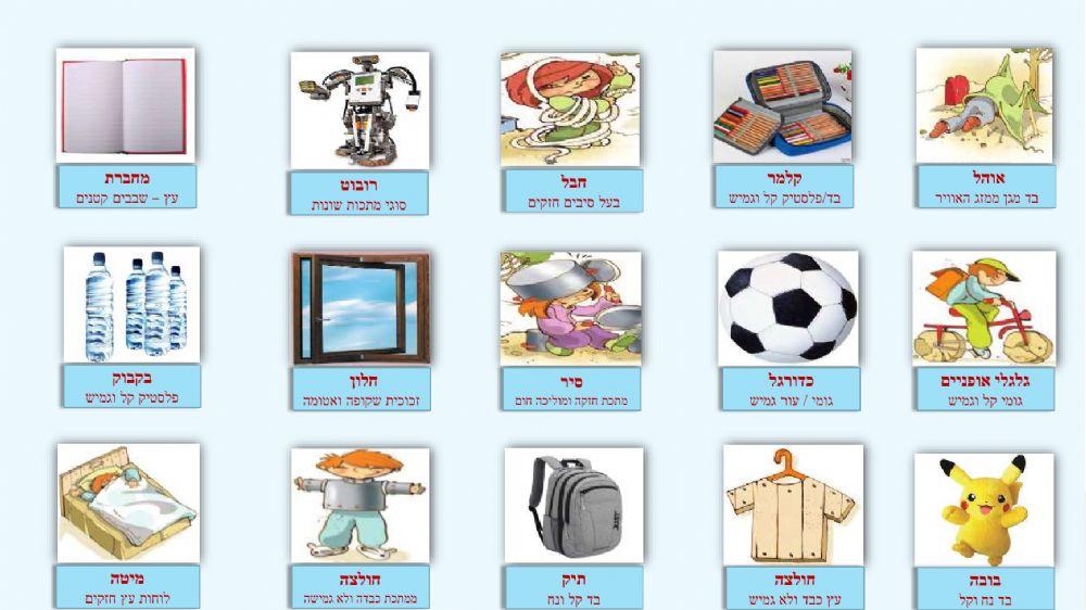 סוגי חומרים