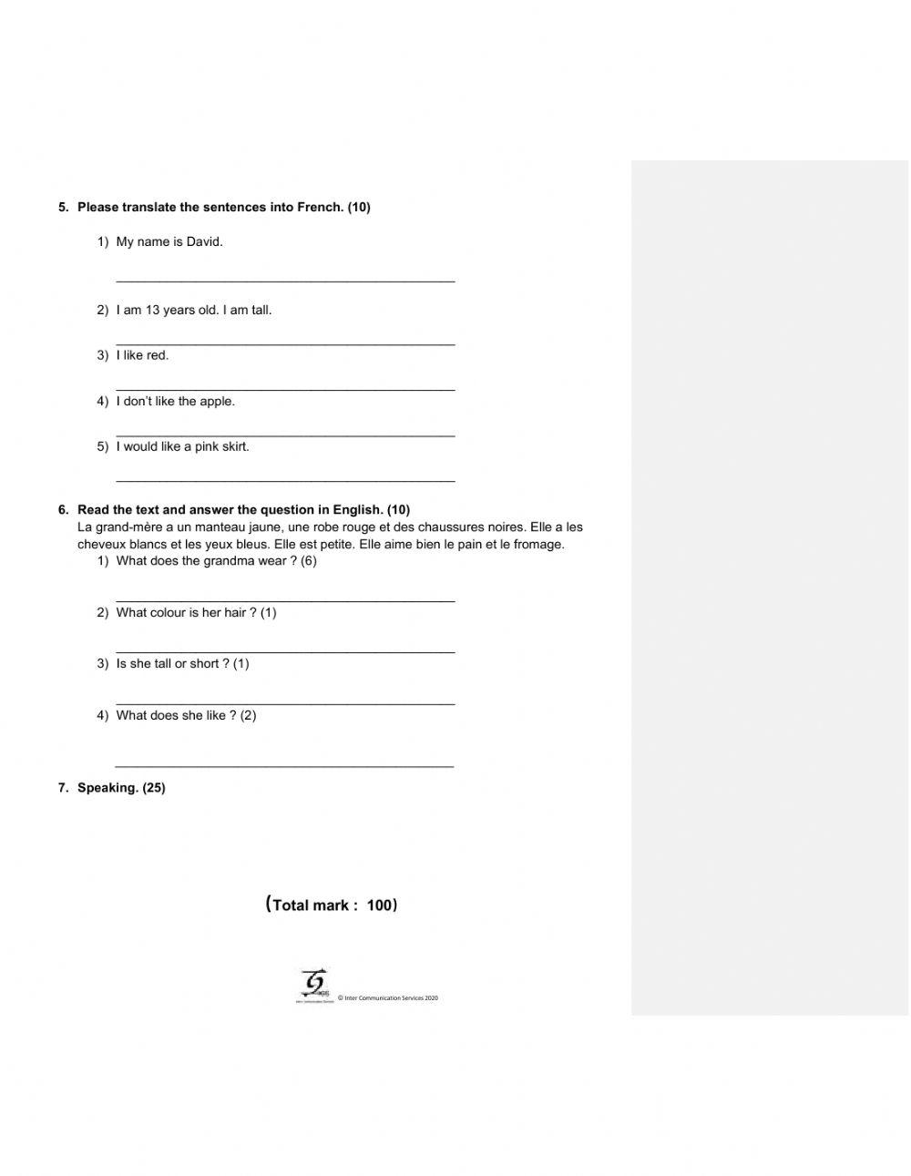 ICS-F-Y3-Assessment-Autumn1