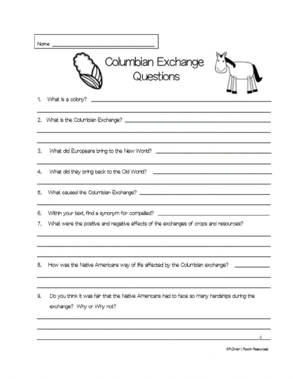 Columbian Exchange 4332203 Carla Elaine Chavous Live