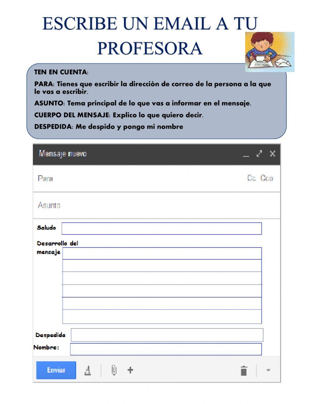 Como enviar un correo electronico