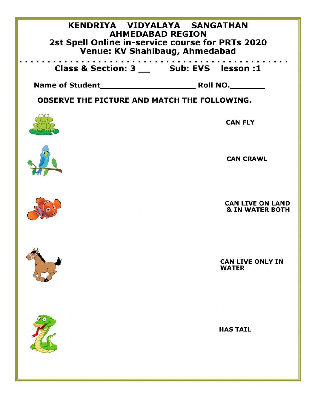 Class3 evs poonam's day out