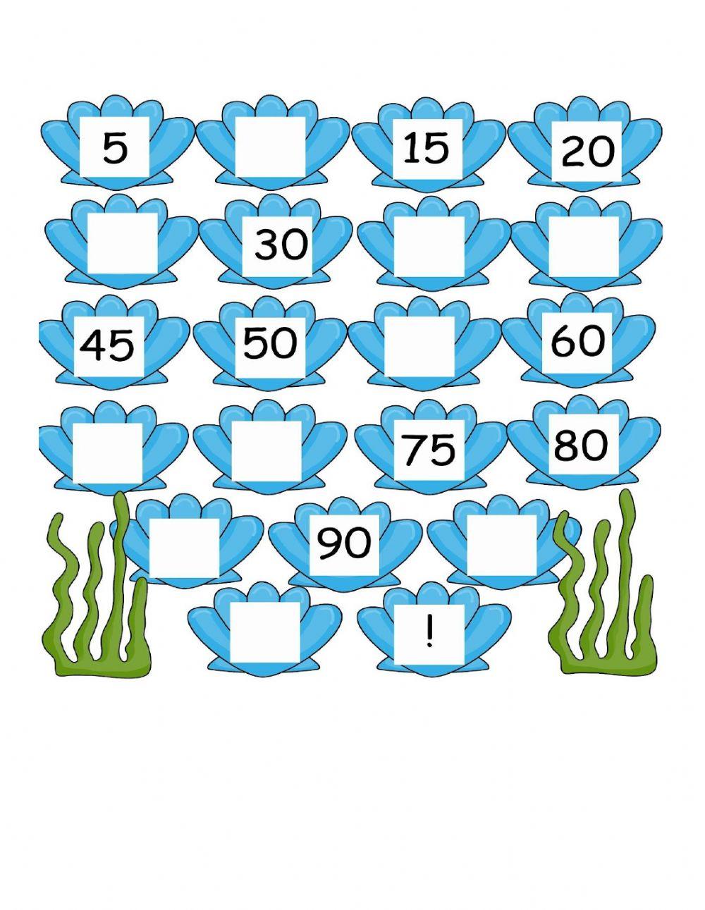 العد بالخمسات