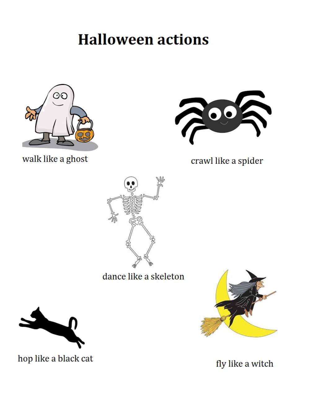Halloween actions