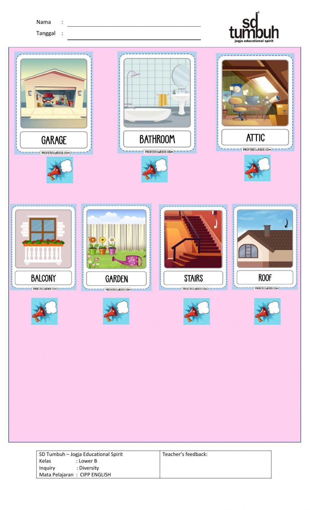 My New House : Rooms and Furniture (A)