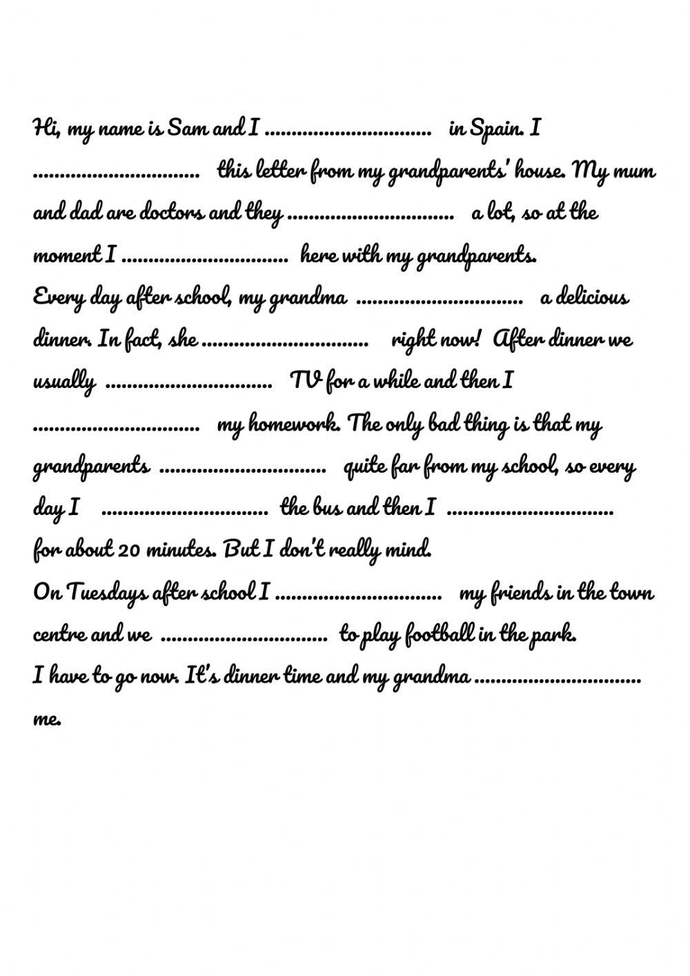 Present simple and present continuous Present simple and present continuous