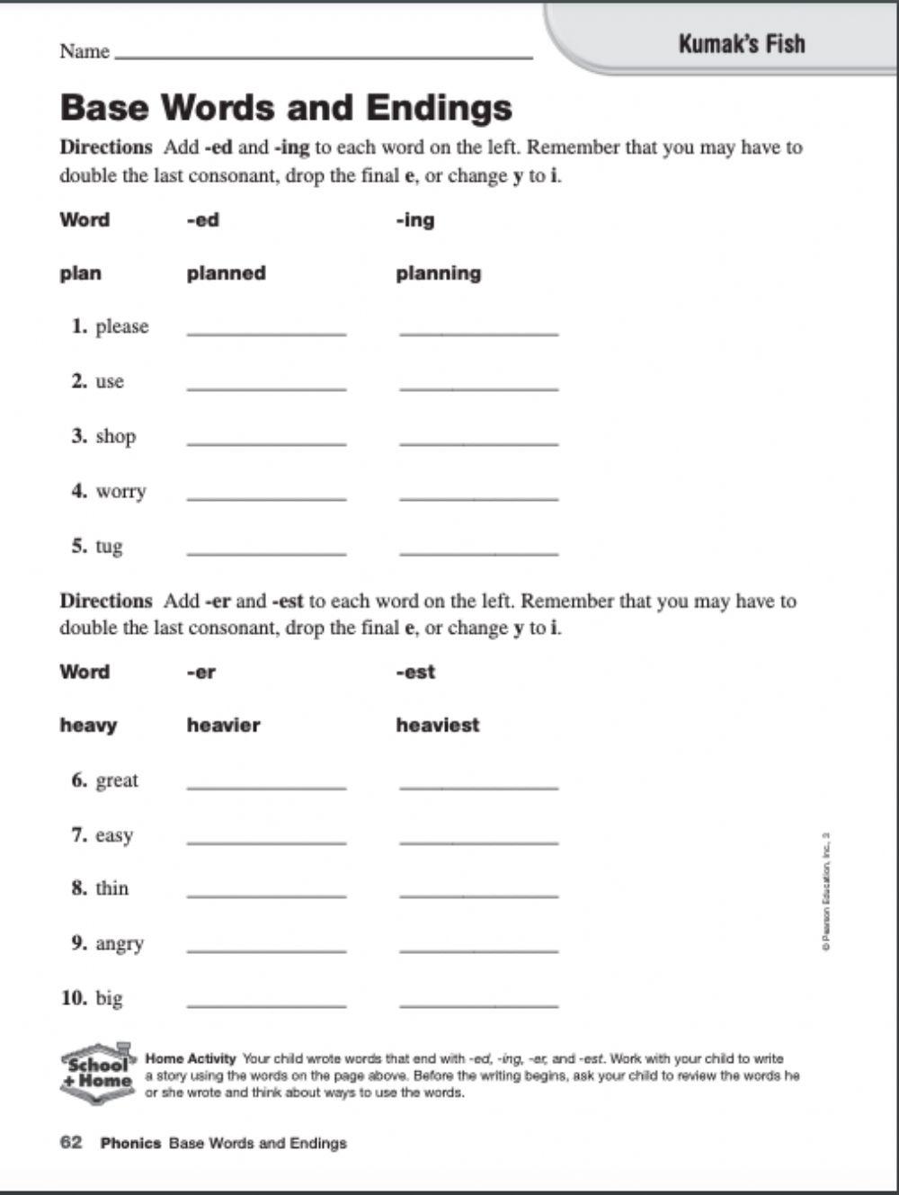 6501728 Base Word and Endings Keana Miles