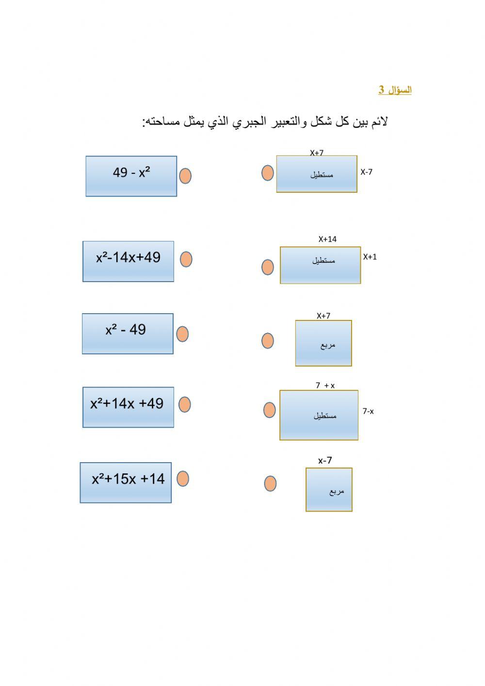 قوانين الضرب المختصر