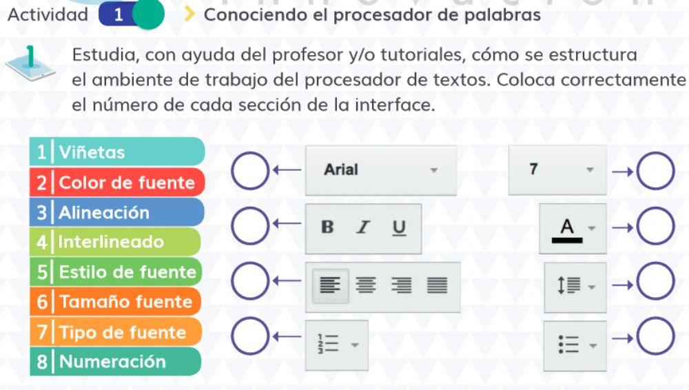 Conociendo el procesador de palabras
