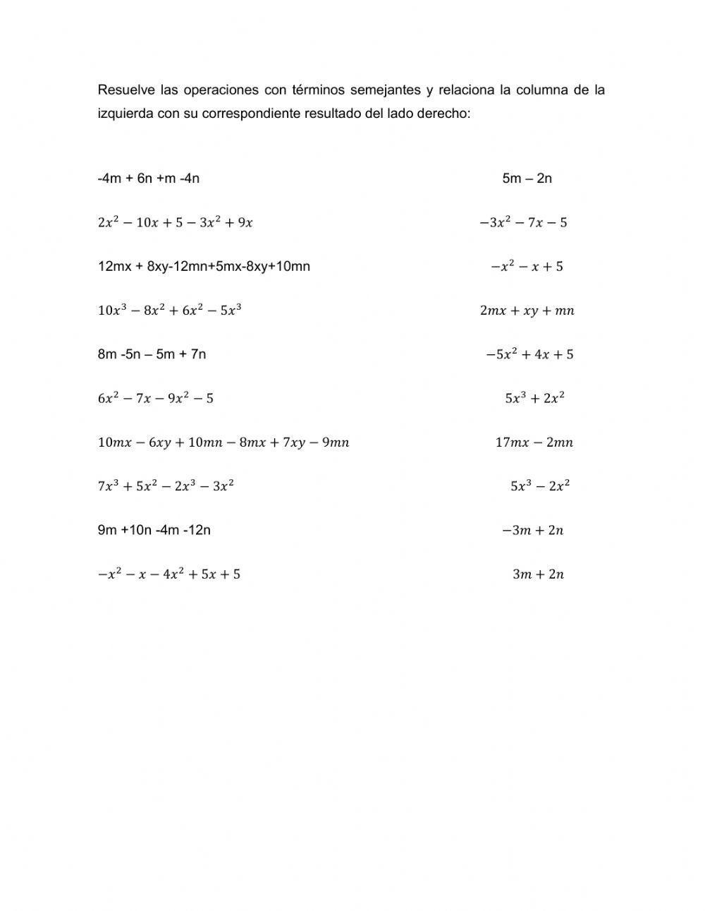 Términos semejantes