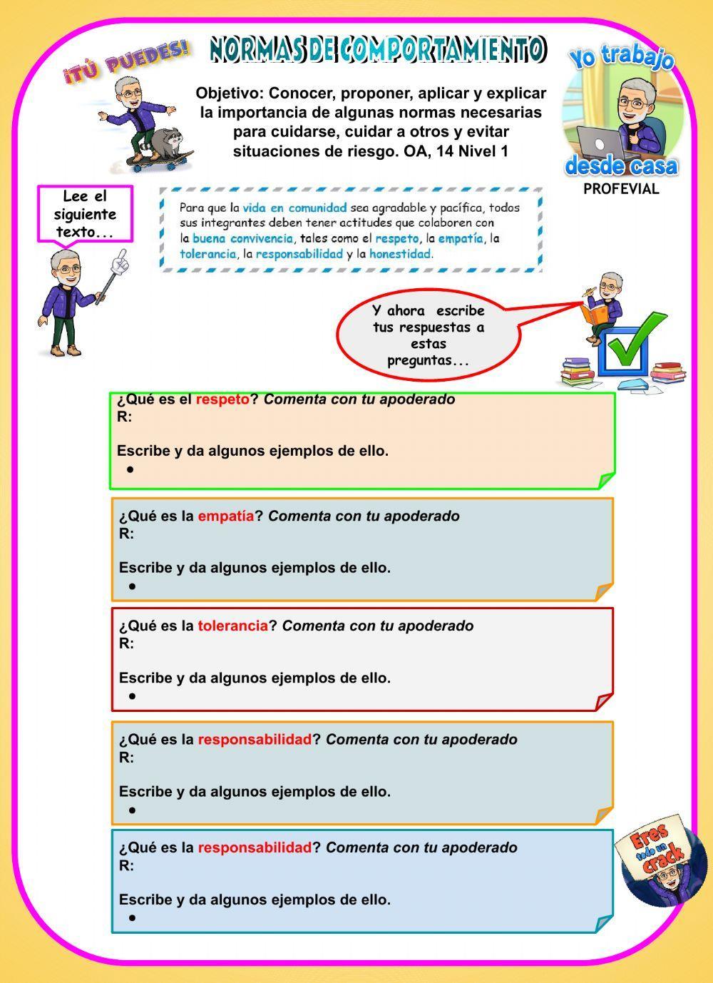 Normas de comportamiento