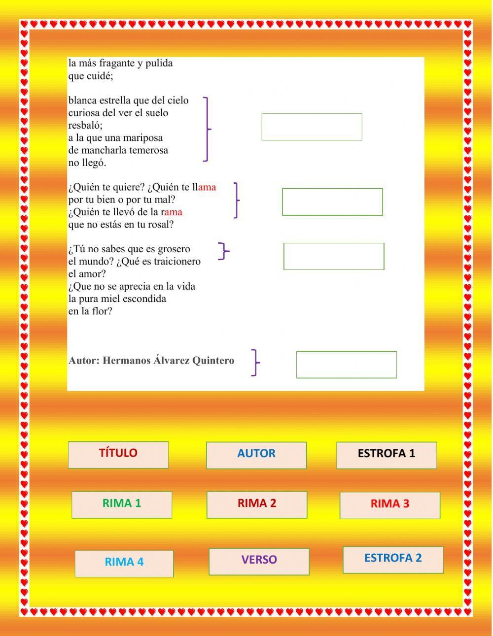 Estructura del Poema Estructura del Poema
