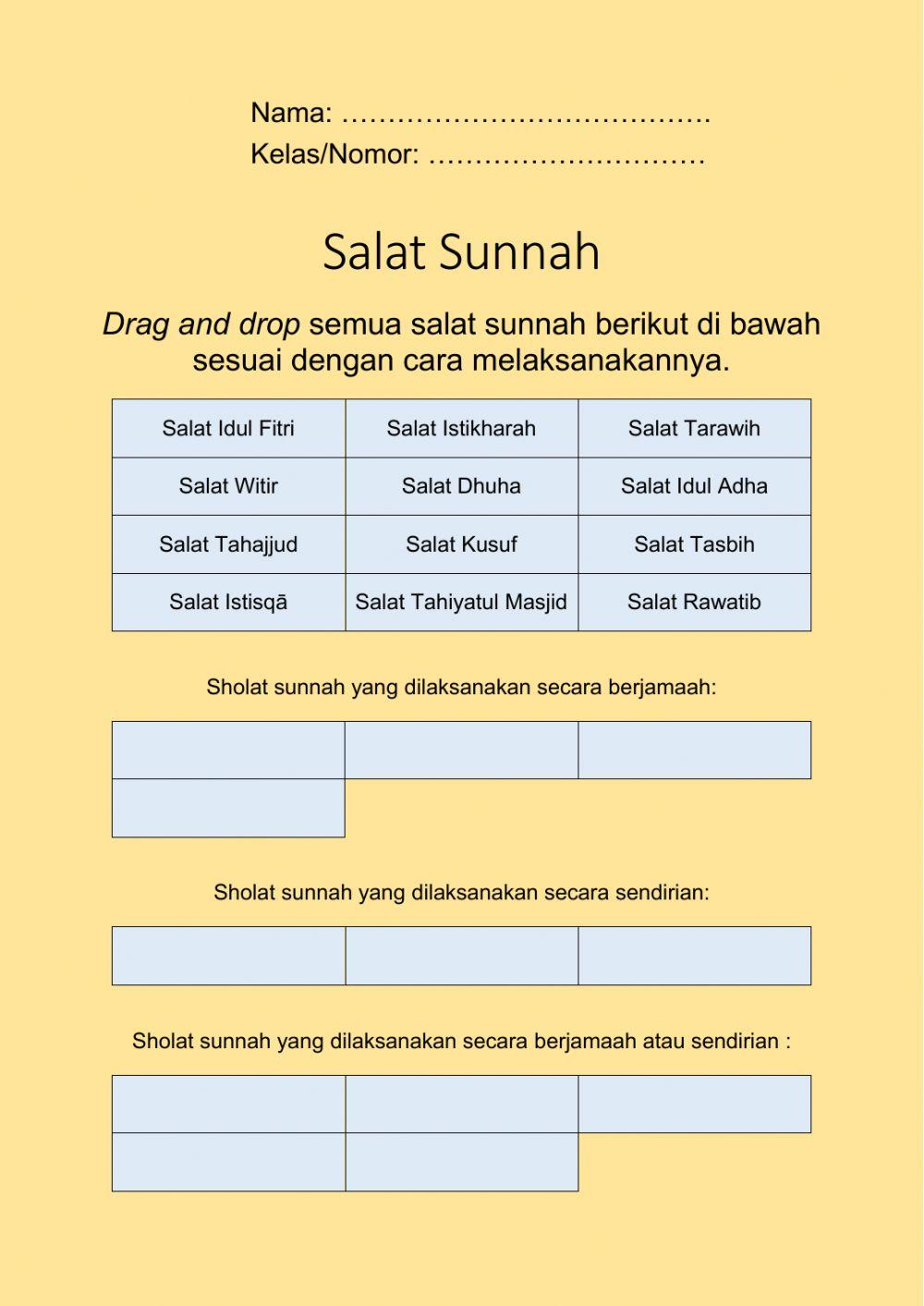 Salat Sunnah