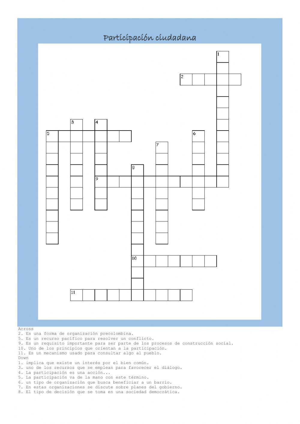 Participación ciudadana