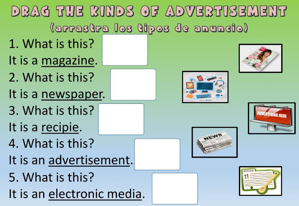 Kinds of Advertisements