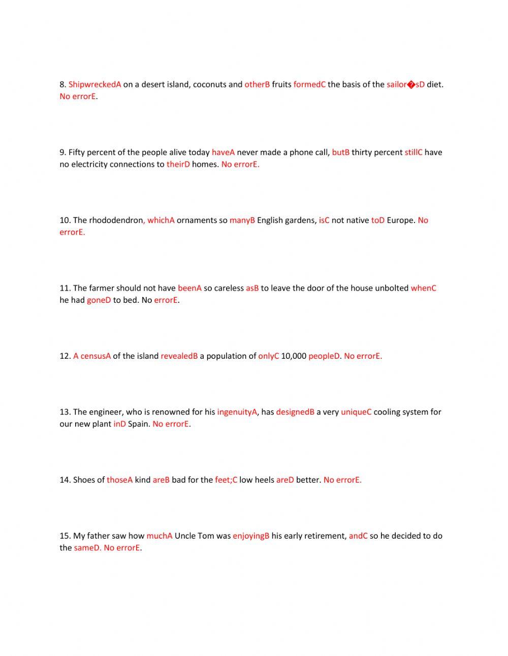 SAT ERROR RECOGNITION GRADE 11-12 SFZ